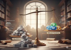 Balance Between Quantity and Relevance