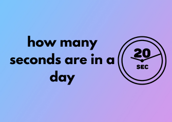 how many seconds are in a day